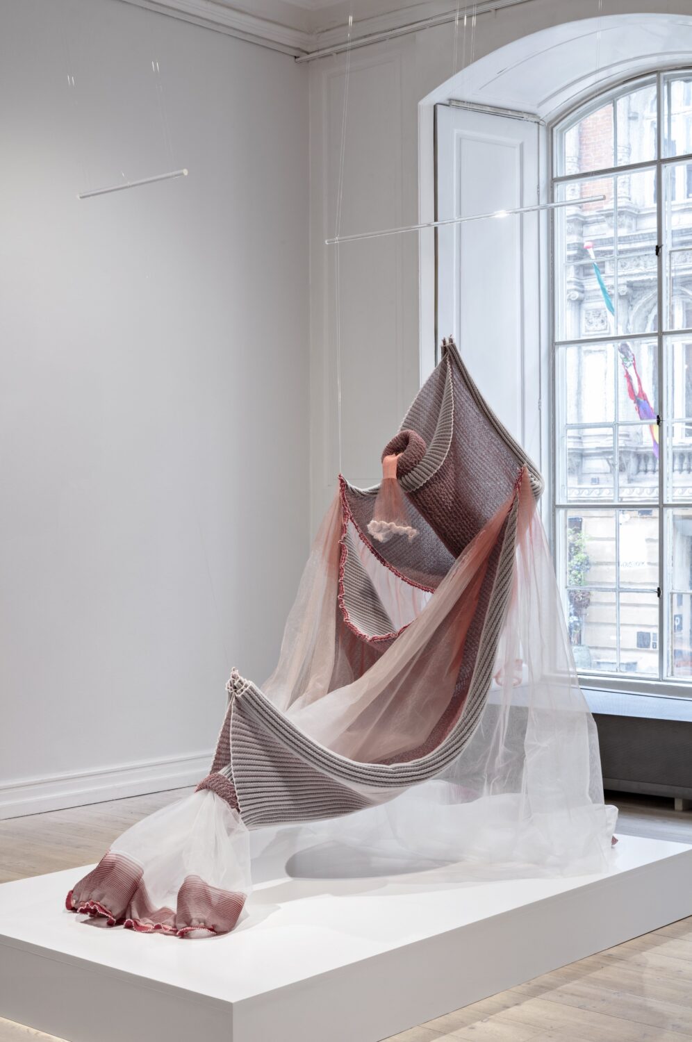 Tekstil installation. Drua Sif. Fotograf Dorte Krogh.