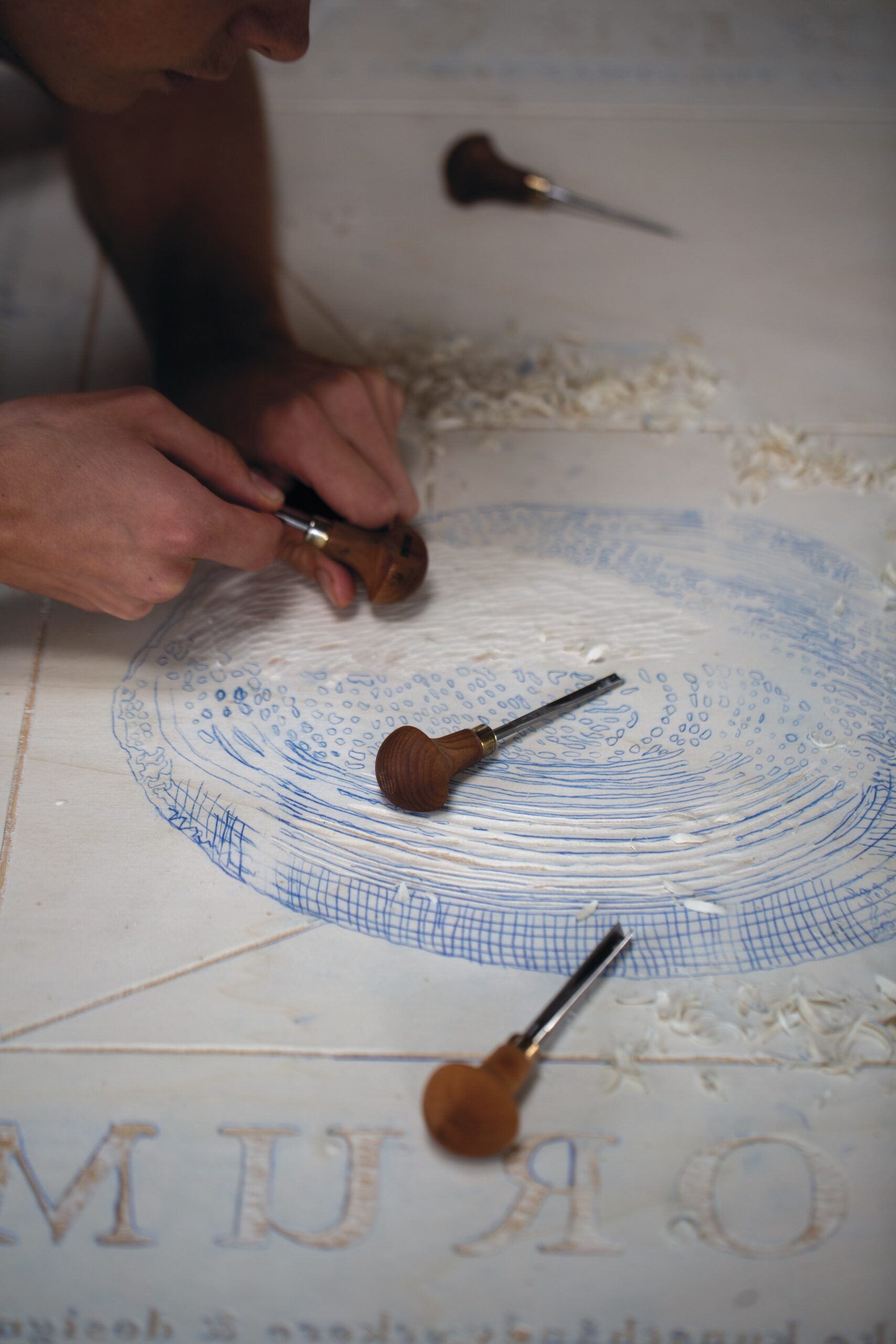 RARIORUM, Udstillingsplakat i proces. Rebecca Uth.